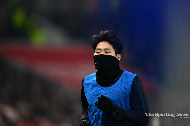 훈련하는 이강인. /AFP=연합뉴스