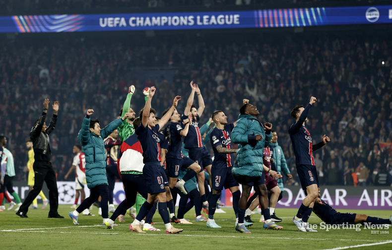 챔피언스리그 결승 진출 성공한 PSG. /로이터=연합뉴스