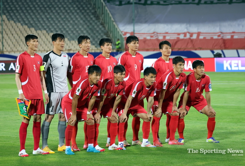 북한 축구대표팀. /EPA=연합뉴스