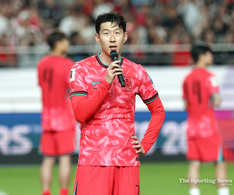 월드컵 본선 진출 소감 말하는 손흥민. /서울=연합뉴스