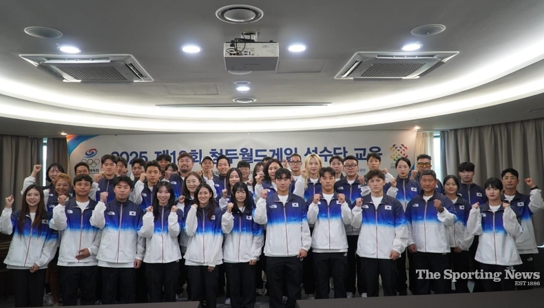 제12회 월드게임 참가하는 한국 선수단. / 대한체육회 제공