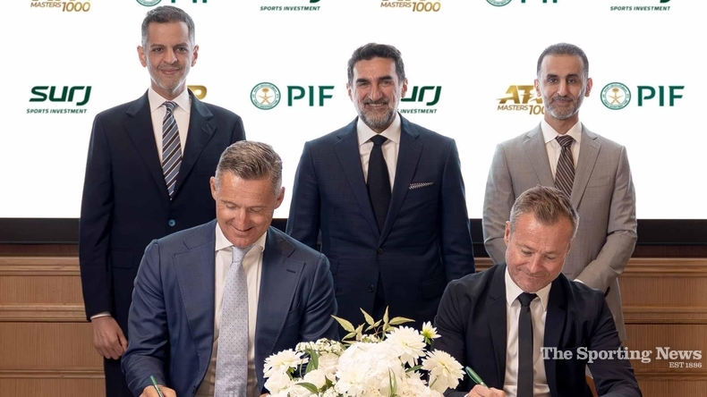 <strong> </strong>ATP 투어와 PIF 관계자들/ SURJ 스포츠 인베스트먼트 